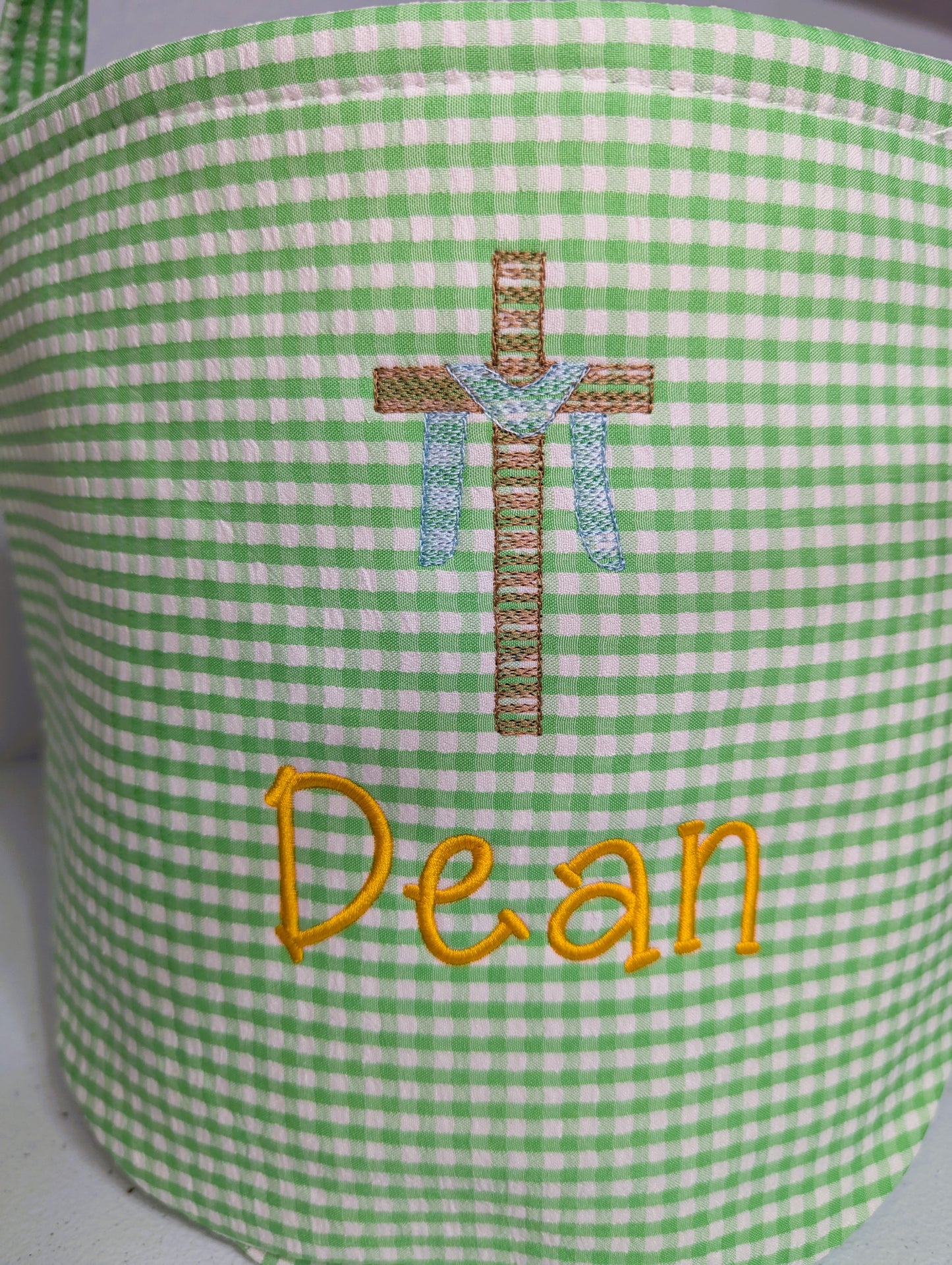 Personalized Embroidered Easter Baskets: (Will not arrive in time for Easter)
