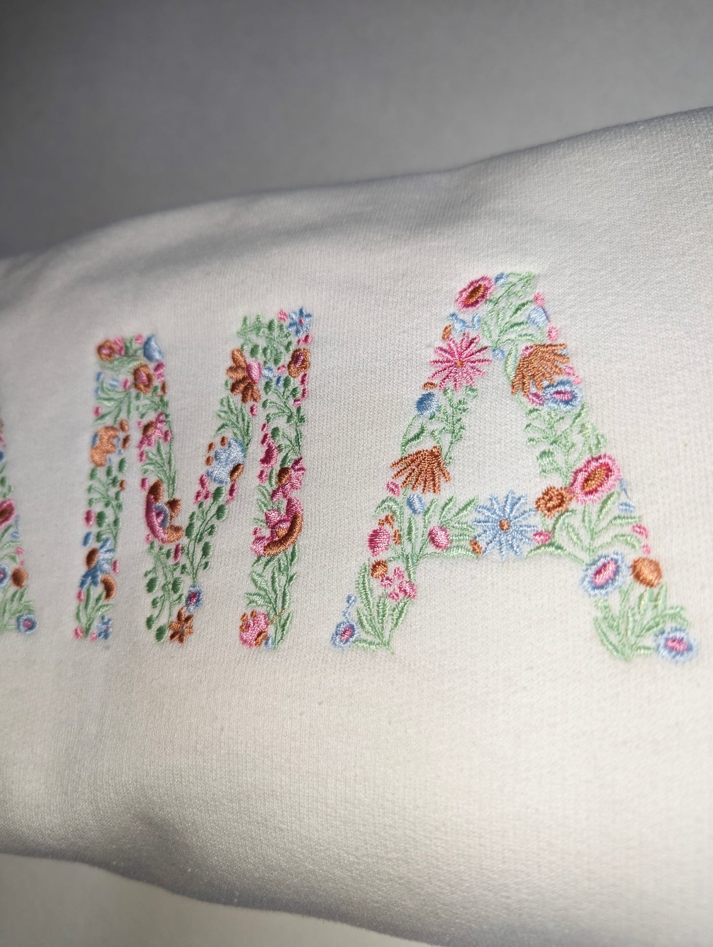 Floral MAMA Crew Neck Sweatshirt