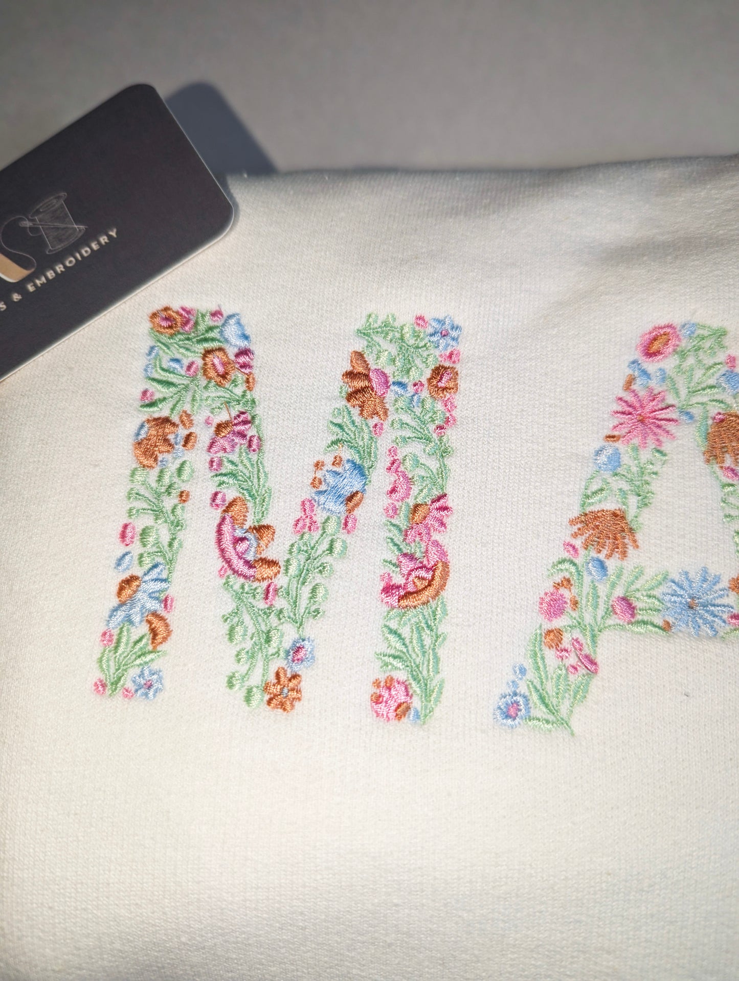 Floral MAMA Crew Neck Sweatshirt