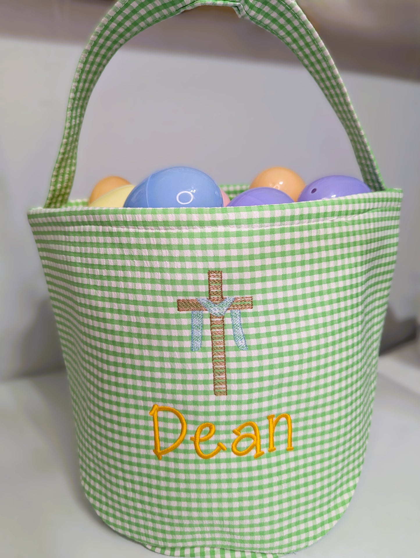 Personalized Embroidered Easter Baskets: (Will not arrive in time for Easter)