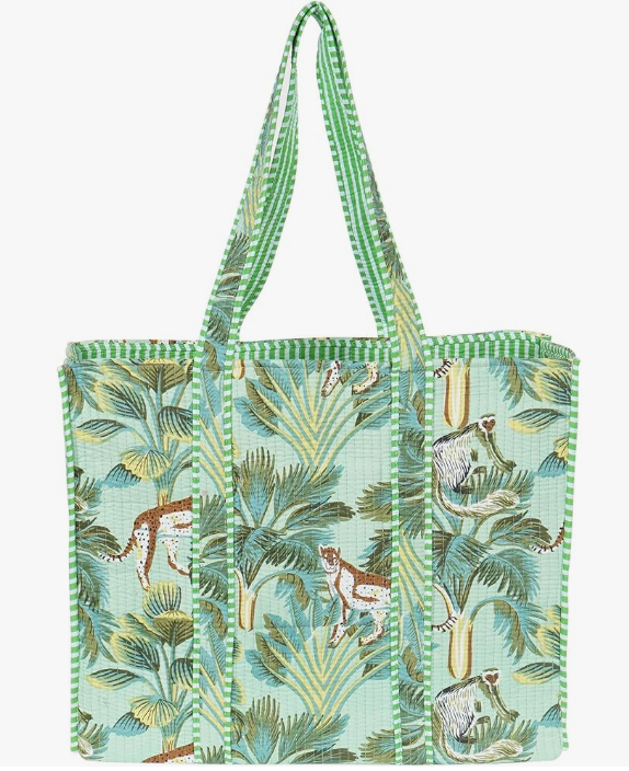 Personalized Tropical Tote w/ Monogram