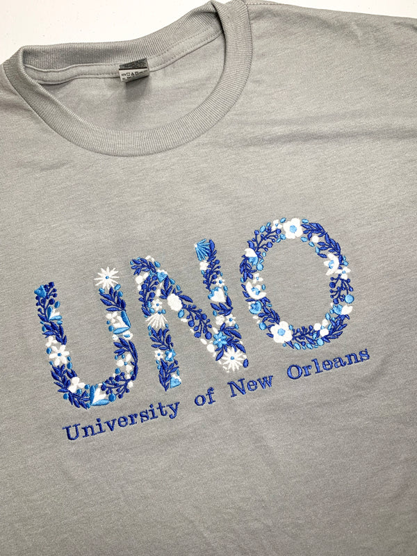 UNO Embroidered Floral Tee