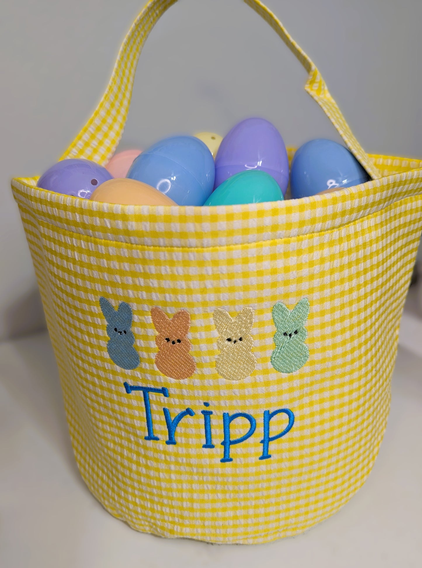 Personalized Embroidered Easter Baskets: (Will not arrive in time for Easter)